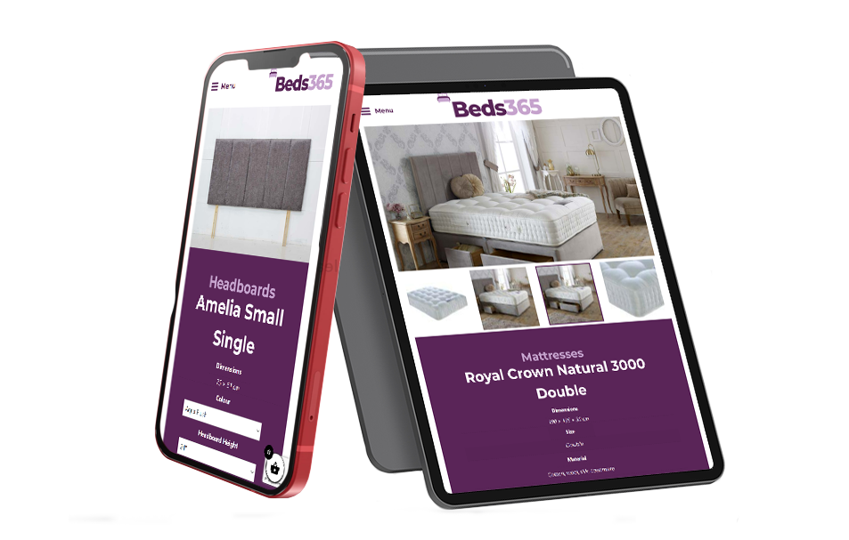 Beds365 eCommerce website