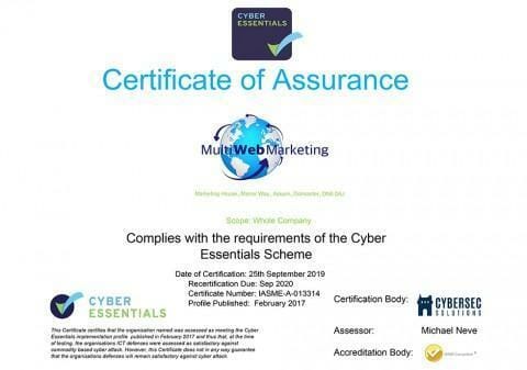 Cyber Essentials: Our commitment to cyber security